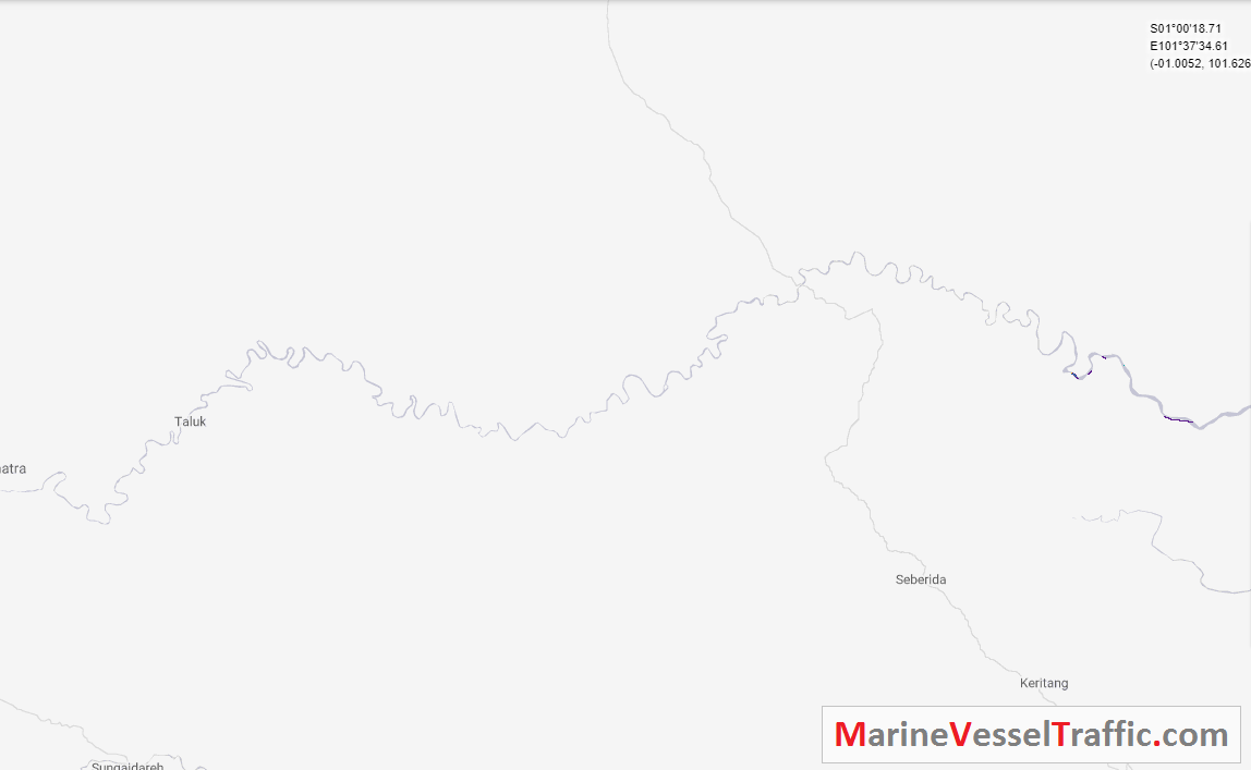 Live Marine Traffic, Density Map and Current Position of ships in INDRAGIRI RIVER